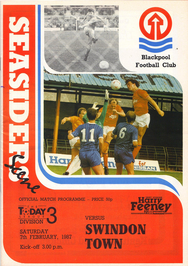 <b>Saturday, February 7, 1987</b><br />vs. Blackpool (Away)